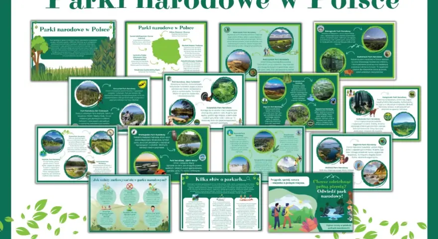 Wszystkie parki narodowe w Polsce zaprezentowane na kartach PDF. Odkryj piękno przyrody i zaplanuj wycieczkę do jednego z nich.