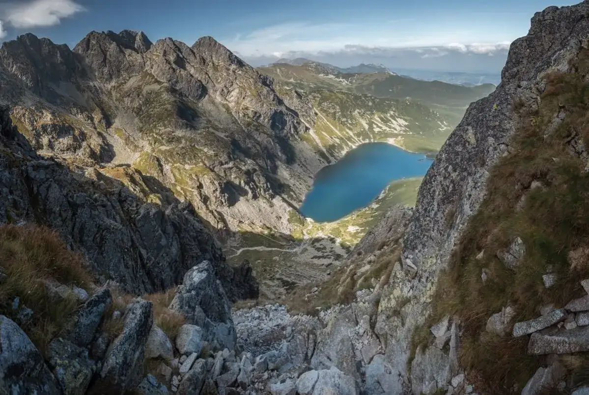 Widok na Tatry z Orlej Perci. Trasa ma ok. 4,5 km, a ten widok zapiera dech.