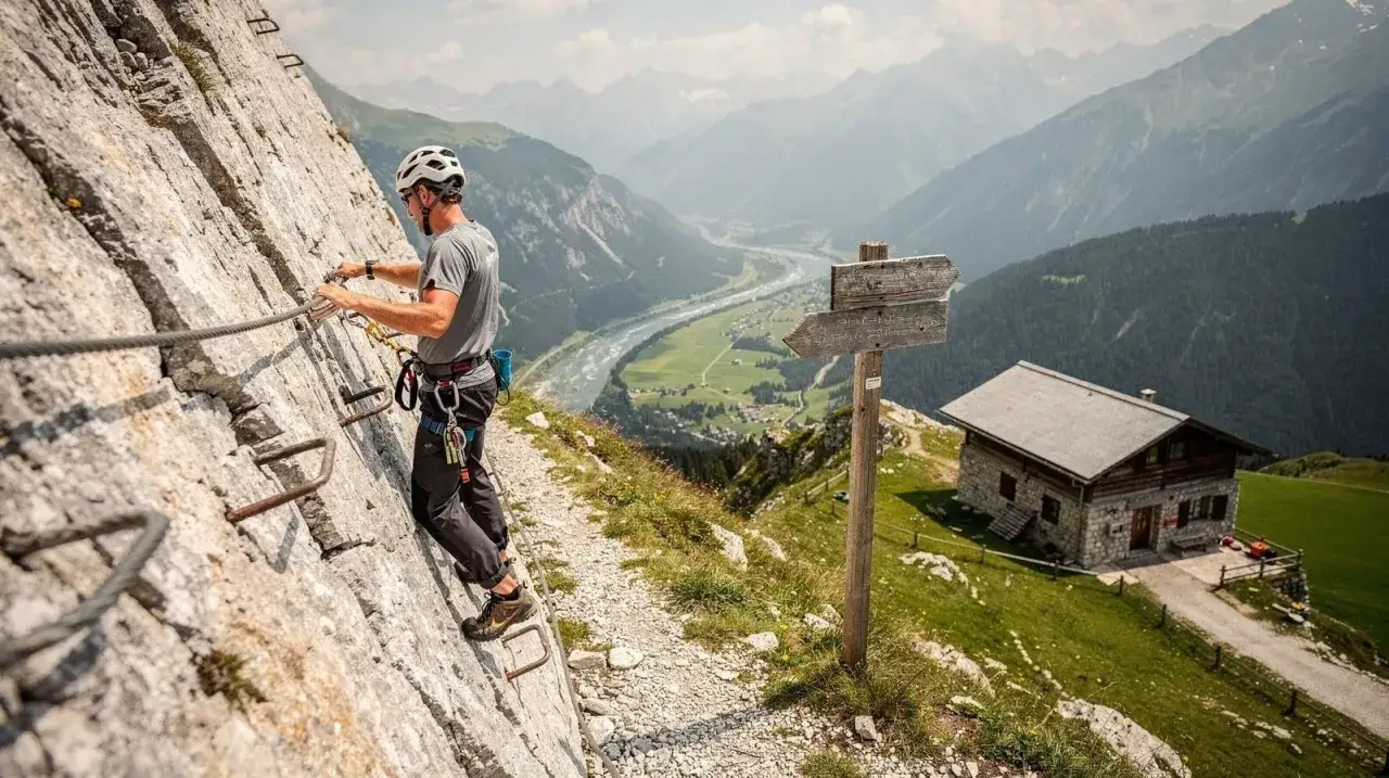 Wspinacz na via ferrata, czyli 